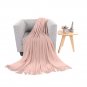 Battilo[Pink 50"x80"]Soft Throw Blanket Warm & Cozy for Couch Sofa Bed Beach Travel