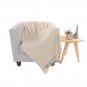 Battilo[Beige 50"x80"]Soft Throw Blanket Warm & Cozy for Couch Sofa Bed Beach Travel