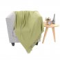 Battilo[Light Green 50"x80"]Soft Throw Blanket Warm & Cozy for Couch Sofa Bed Beach Travel