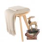 Battilo[Beige 50"x80"]Soft Throw Blanket Warm & Cozy for Couch Sofa Bed Beach Travel