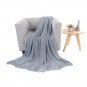 Battilo[Bluish Grey 50"x80"]Soft Throw Blanket Warm & Cozy for Couch Sofa Bed Beach Travel