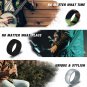Silicone Wedding Ring for Men [Size 7]10 Pack Rubber Rings Fit for Sports and Outdoors
