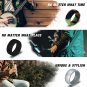 Silicone Wedding Ring for Men [Size 10]10 Pack Rubber Rings Fit for Sports and Outdoors