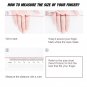 Silicone Wedding Ring for Men [Size 11]10 Pack Rubber Rings Fit for Sports and Outdoors