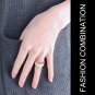 Battilo 10 Pack[Size 10]Silicone Wedding Ring for Women Colorful Silicone Rubber Band Wedding Bands