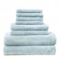 Battilo [Light Blue] Fast Drying Extra Large Bath Towel Set Spa & Hotel Quality - Pack of 8