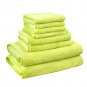 Battilo [Fluorescent Green] Fast Drying Extra Large Bath Towel Set Spa & Hotel Quality - Pack of 8
