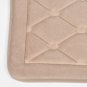 Battilo Bathroom Mats[Beige] Non Slip Bath Floor Mats Water Absorbent Bathroom Rugs