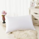 Battilo (White)100% Pure Mulberry Silk 19 Momme Charmeuse Silk Pillowcase Cotton underside 1pc