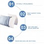 Battilo (Ivory)100% Pure Mulberry Silk 19 Momme Charmeuse Silk Pillowcase Cotton underside 1pc
