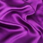 Battilo (Violet)100% Pure Mulberry Silk 19 Momme Charmeuse Silk Pillowcase Cotton underside 1pc