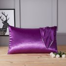 Battilo (Purple)Satin Silk Pillowcase for Hair & Facial Skin to Prevent Wrinkles 20"x30"