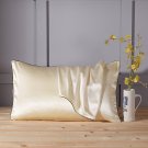 Battilo (Beige)Satin Silk Pillowcase for Hair & Facial Skin to Prevent Wrinkles 20"x30"