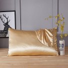 Battilo (Light Tan)Satin Silk Pillowcase for Hair & Facial Skin to Prevent Wrinkles 20"x30"