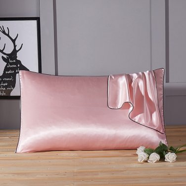 Battilo (Nude Pink)Satin Silk Pillowcase for Hair & Facial Skin to Prevent Wrinkles 20"x30"