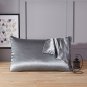 Battilo (Silvery Grey)Satin Silk Pillowcase for Hair & Facial Skin to Prevent Wrinkles 20"x30"