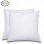 Battilo Square 18x18 Sofa and Bed Pillow Insert Form Cushion 2-Pack