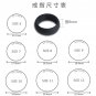Battilo Silicone [size 7]Wedding Ring for Men/Women 7 Pack Comfortable Antibacterial Rubber Rings