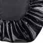 Battilo (Black,TWIN)Fitted Sheet Deep Pocket Satin Silk Bed Sheet Wrinkle, Fade, Abrasion Resistant