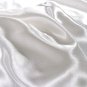 Battilo (White,Full)Fitted Sheet Deep Pocket Satin Silk Bed Sheet Wrinkle, Fade, Abrasion Resistant