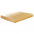 Battilo (Gold,TWIN)Fitted Sheet Deep Pocket Satin Silk Bed Sheet Wrinkle, Fade, Abrasion Resistant