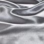Battilo (Grey,TWIN)Fitted Sheet Deep Pocket Satin Silk Bed Sheet Wrinkle, Fade, Abrasion Resistant