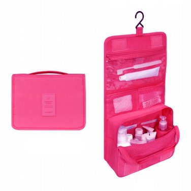 Battilo Folding Waterproof Multifunctional Portable Travel Make up Toiletry Bags with Hook