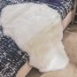 Battilo Fluffy Faux Fur Sheepskin Rug Seat Pad Home Carpet Floor Mat for Bedroom 61" x 30"