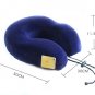 Battilo [Grey] Travel Pillow Memory Foam Neck Pillow For Head & Neck Support