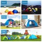 Battilo[Green]Pop Up Tent Automatic for Beach, Garden, Camping, Fishing, Picnic for 3-4 Persons