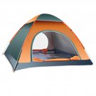 Battilo[Orange&Green]Pop Up Tent Automatic for Beach, Camping, Picnic for 3-4 Persons