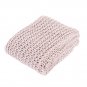 Battilo Knitted Blanket  (Light Grey) Throws Blankets for Sofa Chair Couch Cover Home Decor, 50"x60"