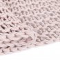 Battilo Knitted Blanket  (Light Grey) Throws Blankets for Sofa Chair Couch Cover Home Decor, 50"x60"
