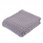 Battilo Knitted Blanket  (Dark Grey) Throws Blankets for Sofa Chair Couch Cover Home Decor, 50"x60"