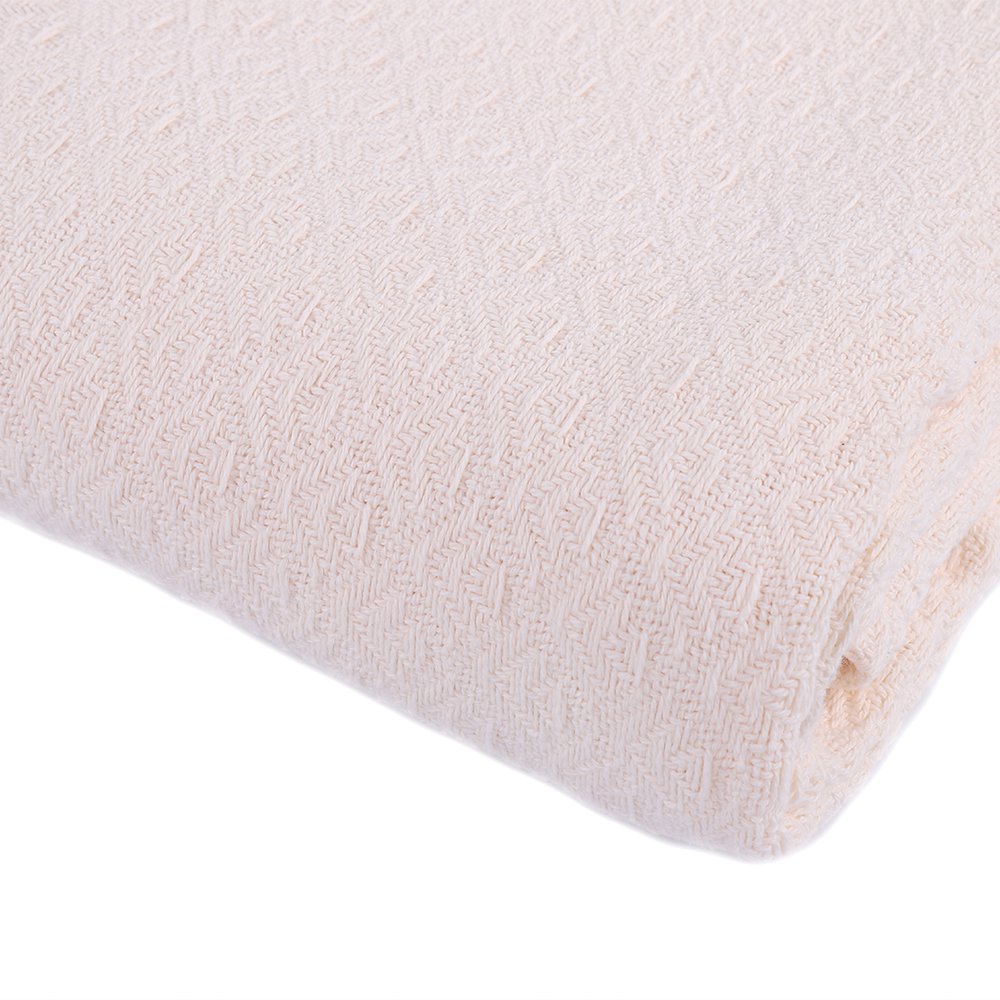 Battilo 100 Cotton Thermal Blanket Bed Blanket King Size Throw Blanket