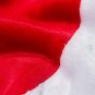 Battilo 48"Red and White Plush Christmas Tree Skirt Base Cover Carpet Home Party Decoration