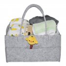 Battilo Felt Baby Diaper Caddy Portable Nappy Organiser Car Travel Basket