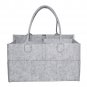 Battilo Felt Baby Diaper Caddy Portable Nappy Organiser Car Travel Basket