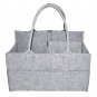 Battilo Felt Baby Diaper Caddy Portable Nappy Organiser Car Travel Basket
