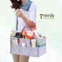 Battilo Felt Baby Diaper Caddy Portable Nappy Organiser Car Travel Basket