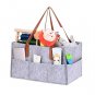 Battilo Felt Baby Diaper Caddy Portable Nappy Organiser Car Travel Basket