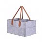 Battilo Felt Baby Diaper Caddy Portable Nappy Organiser Car Travel Basket