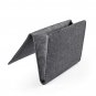 Battilo (Dark Grey)Felt Bedside Caddy Pocket Home Sofa Desk Bed Storage Organizer with Cable Holes