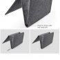 Battilo (Dark Grey)Felt Bedside Caddy Pocket Home Sofa Desk Bed Storage Organizer with Cable Holes
