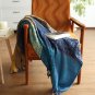 Battilo (88" x 100") Decorative Woven Tapestry Throw Blanket with Fringes Knitted Chenille Blanket