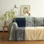 Battilo (88" x 100") Decorative Woven Tapestry Throw Blanket with Fringes Knitted Chenille Blanket