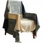 Battilo (88" x 100") Decorative Woven Tapestry Throw Blanket with Fringes Knitted Chenille Blanket
