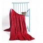 Battilo [Red] Flannel Fleece Blanket Throw 200 GSM Plush Microfibe