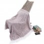 Battilo ( Purple) Lightweight FringeThrow Blanket Couch,Bed, All Seasons Daily Use 51"x67"