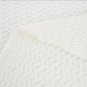 Battilo(White)100% acrylic Blanket with Tassels Throws for Sofa Chair Settee 130x150cm